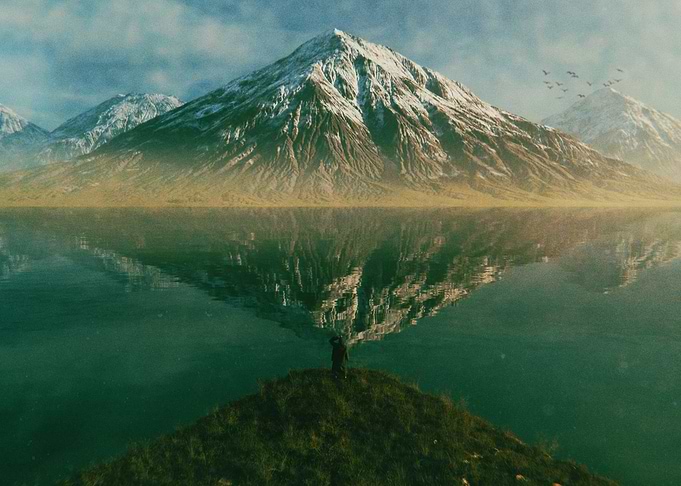 Beautiful Mountain Scene 3
