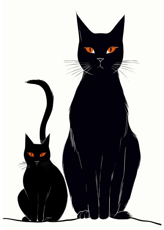 Minimalist Cats 2 of 4