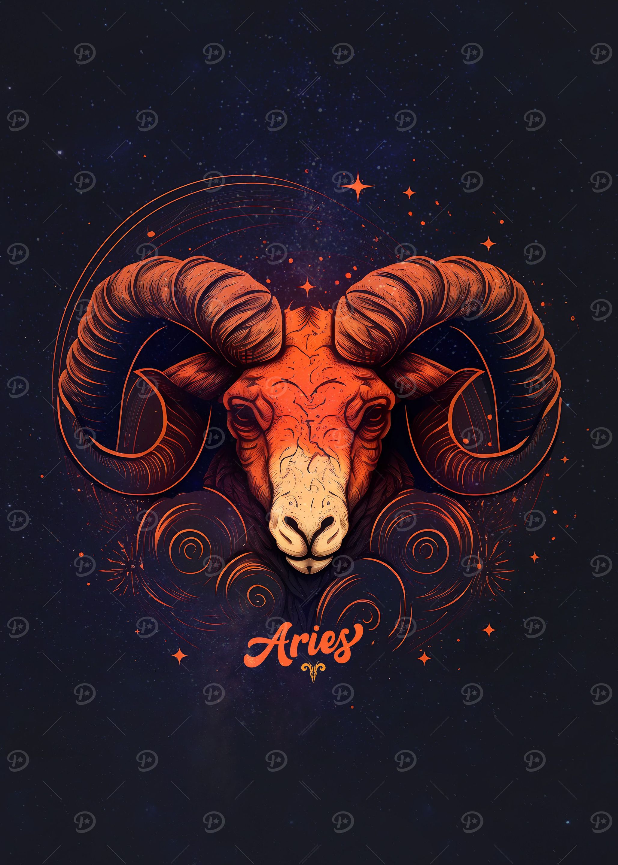 Aries Zodiac Ram Goat
