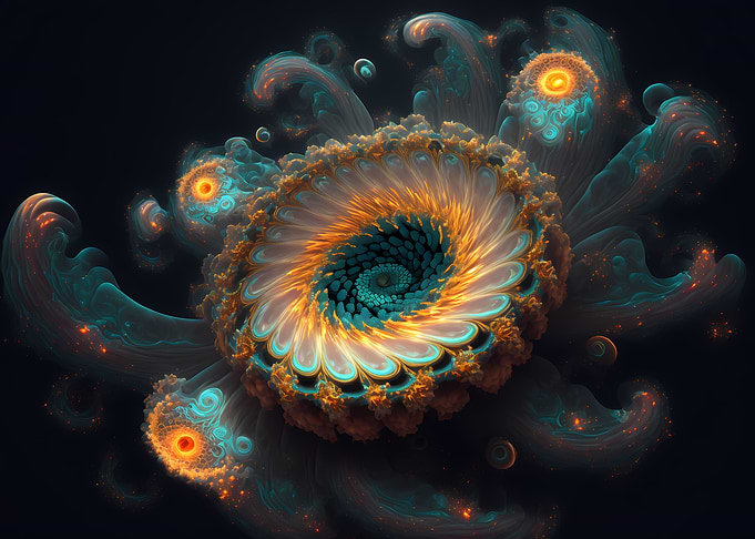 Fantastic dreamy flower