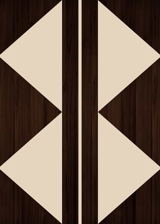 WOOD GEOMETRIC ABSTRACT