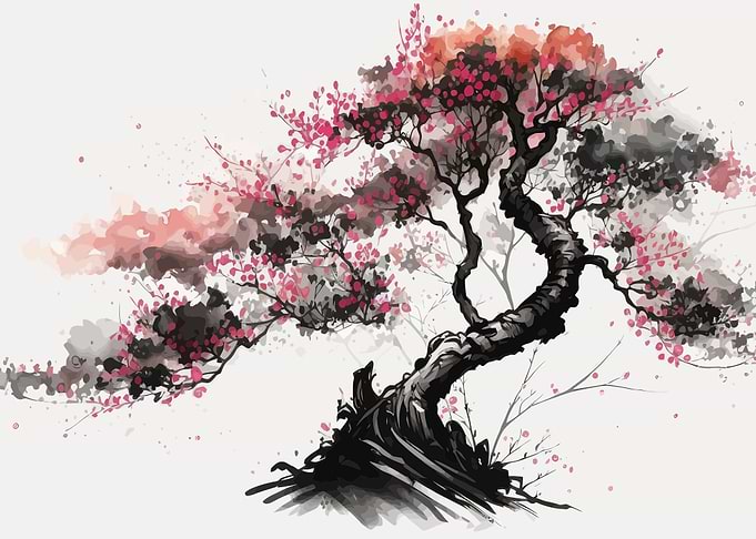 Painting Japanese style