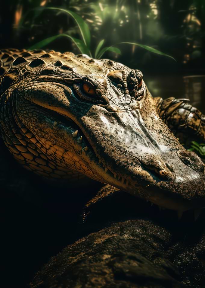 Powerful crocodile