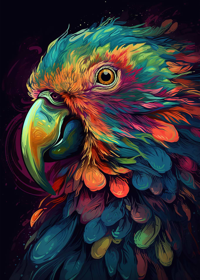Tropical Treasures Parrot