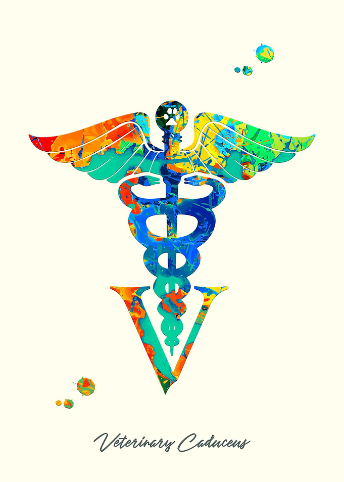 Veterinary Caduceus