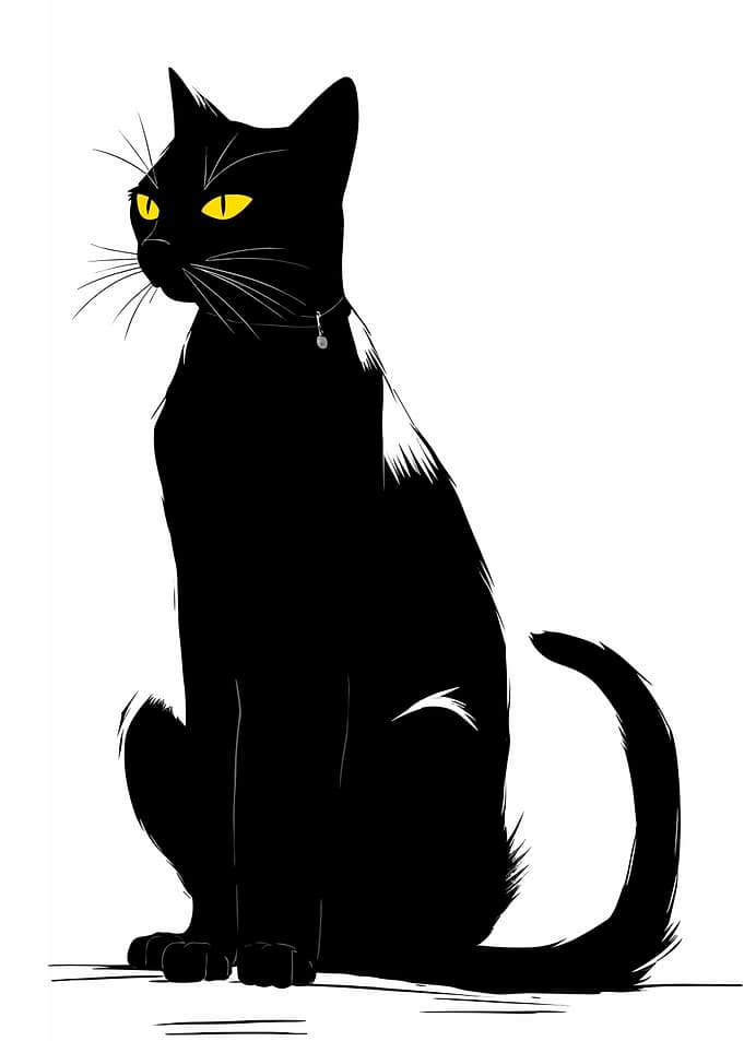Minimalist Cats 1 of 4