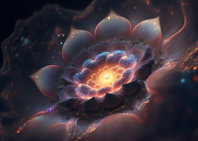 Fantastic dreamy flower