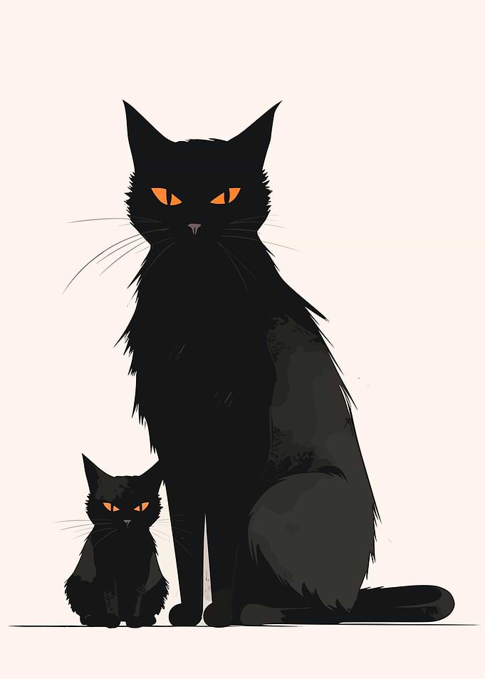Minimalist Cats 4 of 4