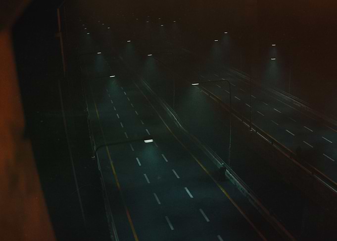 Highway Empty Scene 3 3D