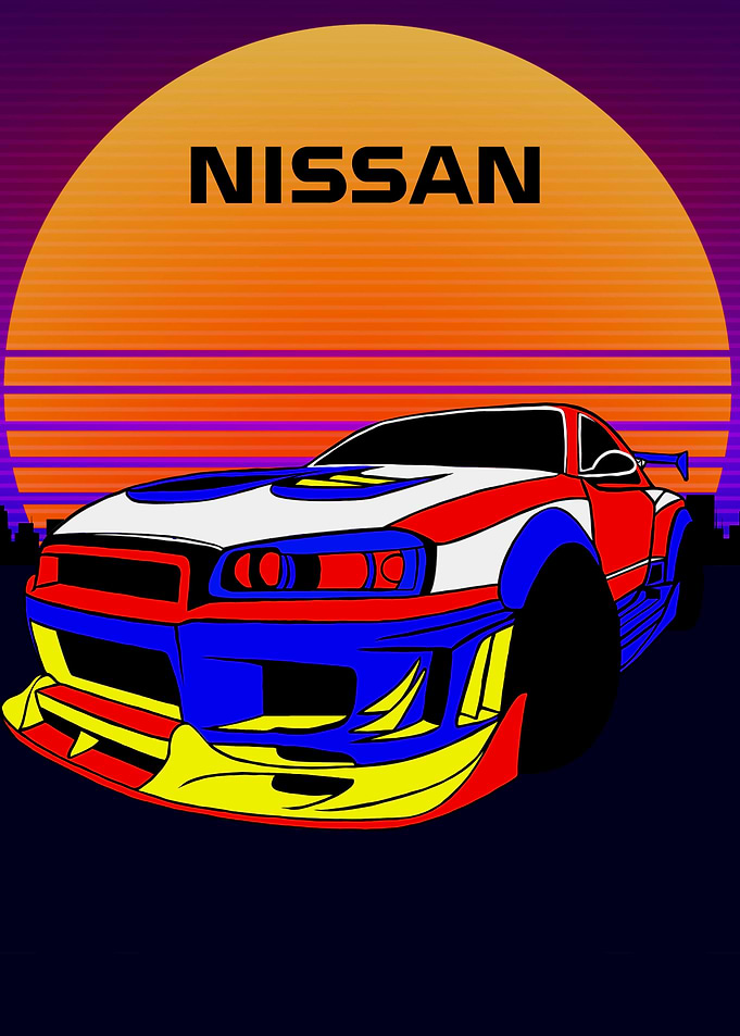 nissan gtr he is here