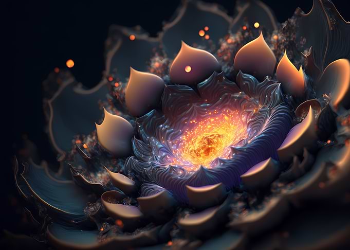 Fantastic dreamy flower