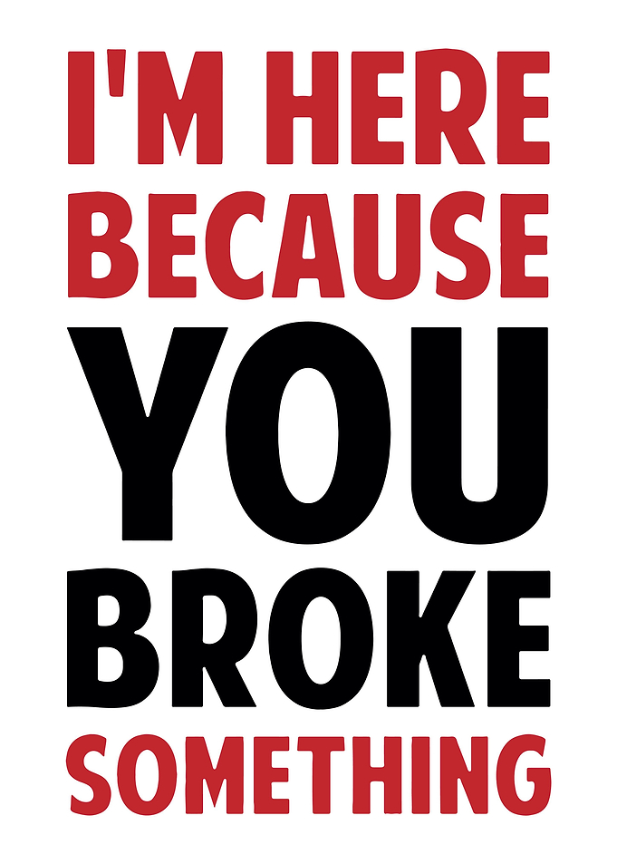here because you