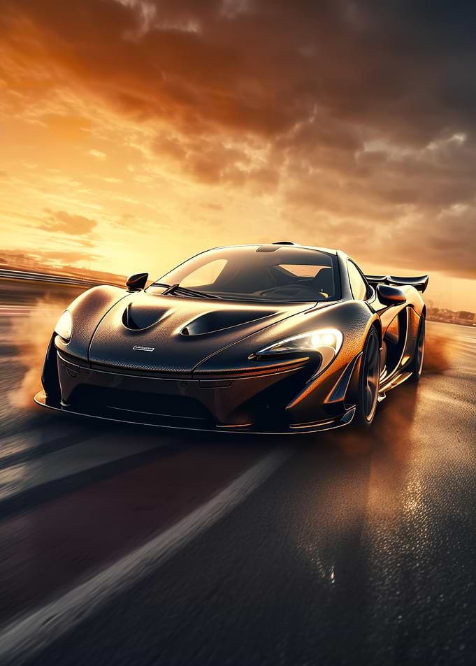 McLaren P1 Racing Car