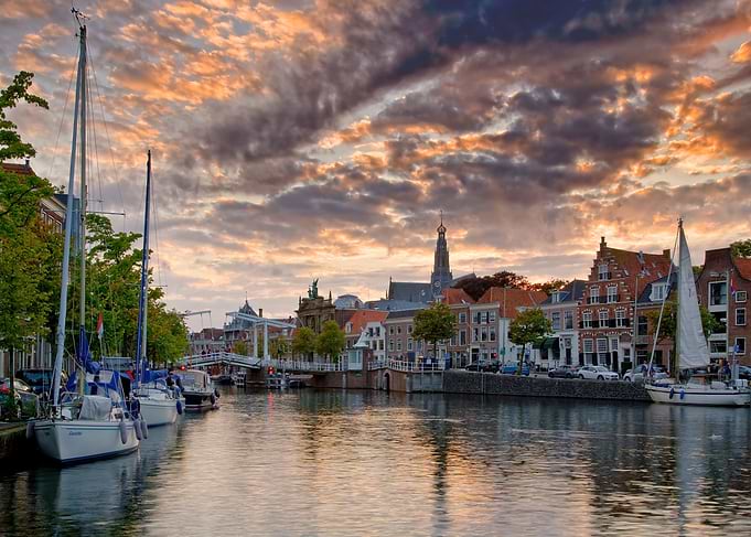 Sailboats in Haarlem