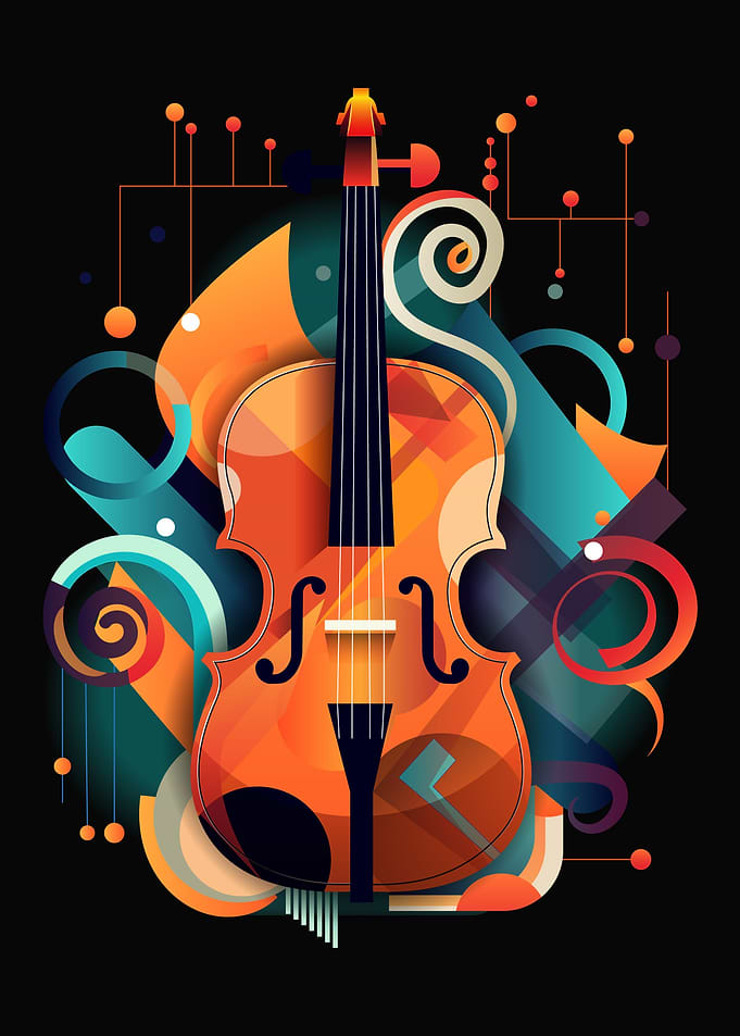 Abstract music instrument
