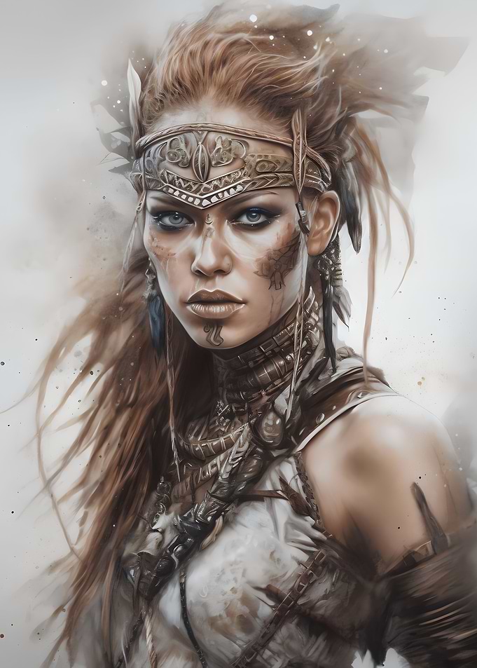 Female Warrior Fightress W