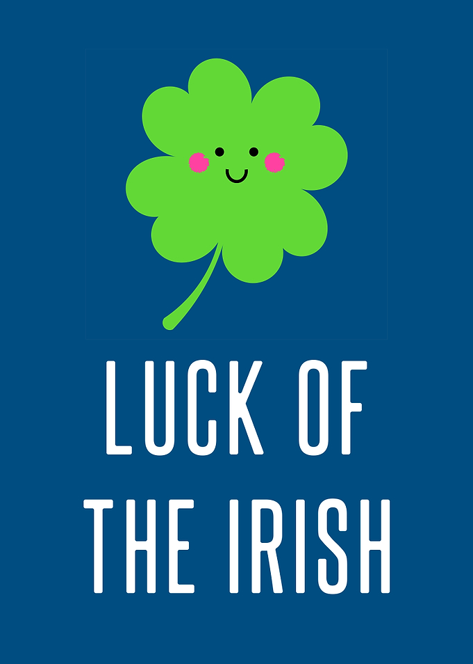 Cute Lucky Irish Clover