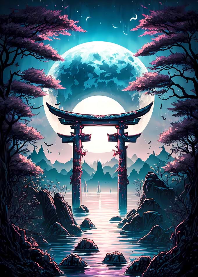 Cherry Blossom Lake