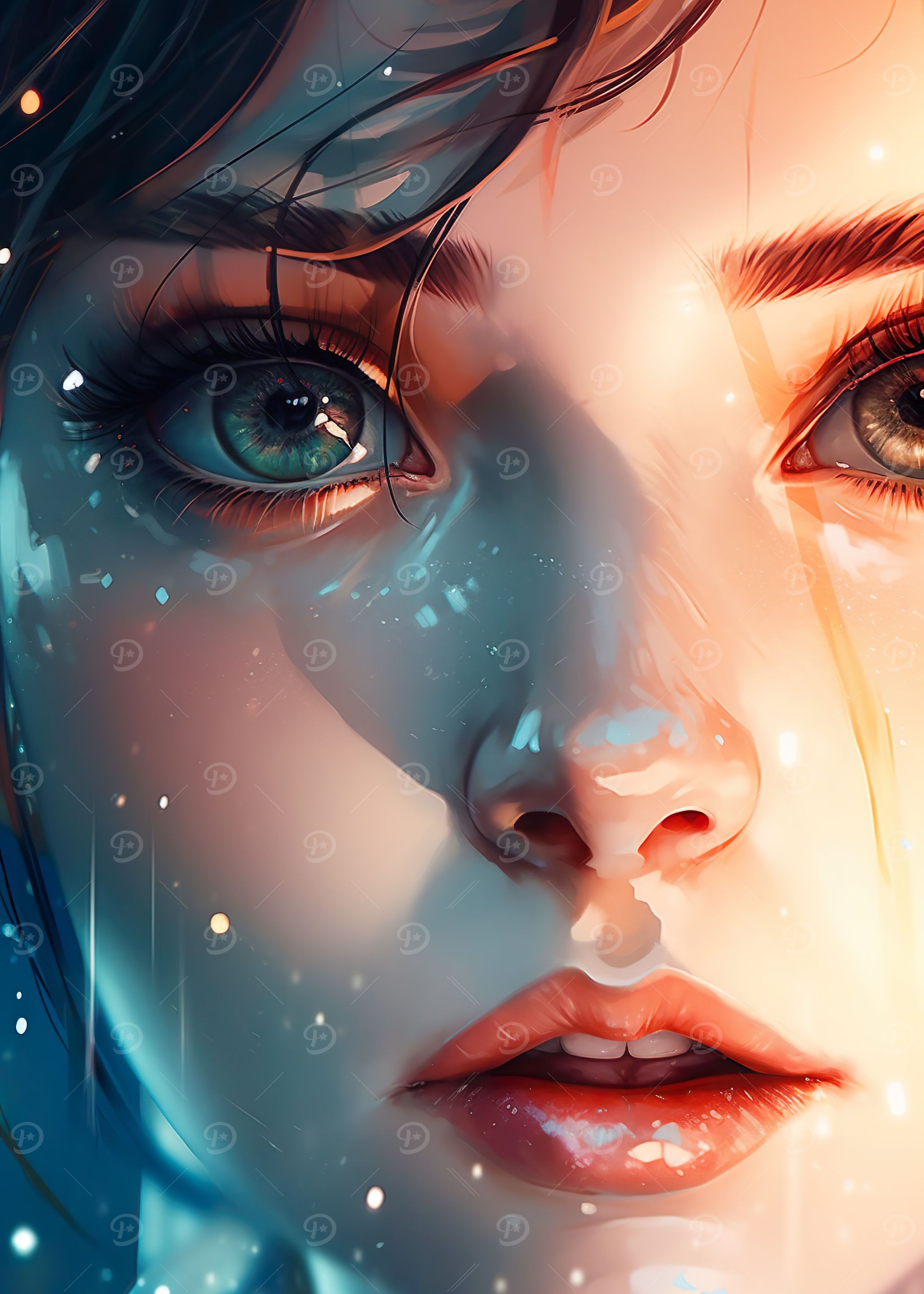 Anime Face Illustration