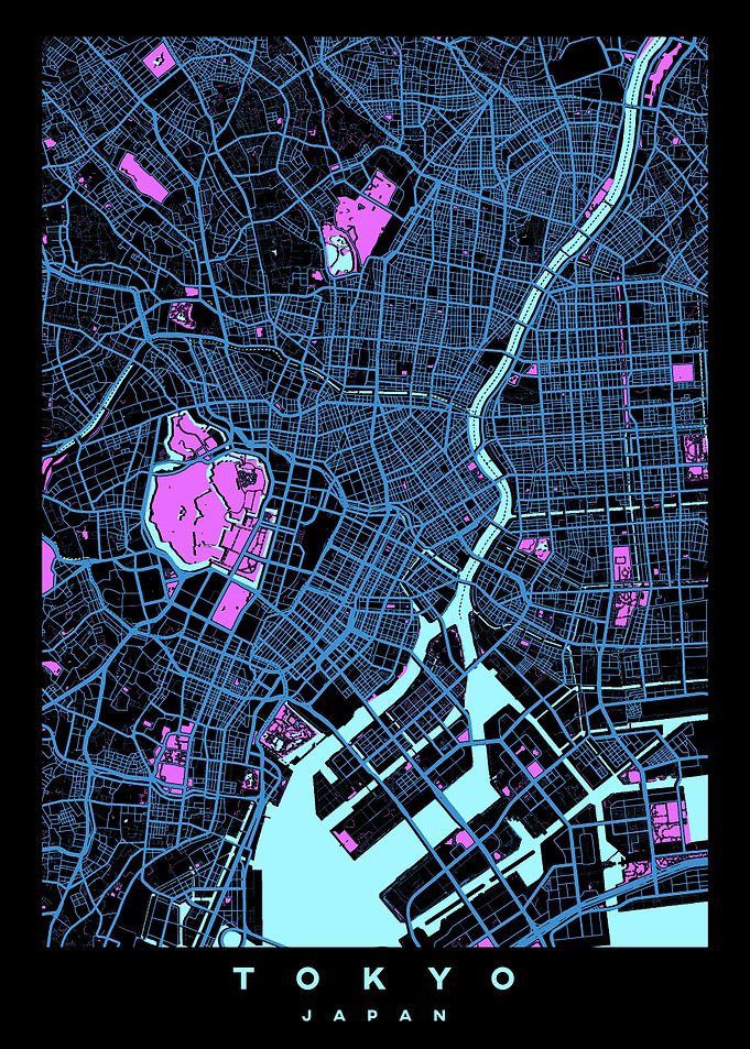 Tokyo neon city