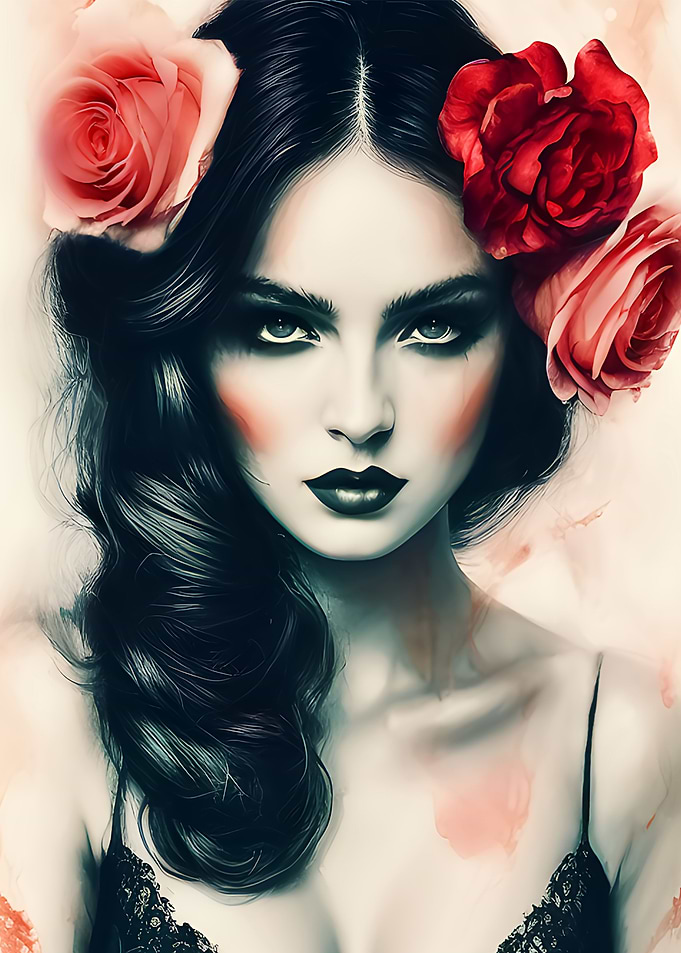 Seductive Gothic Girl