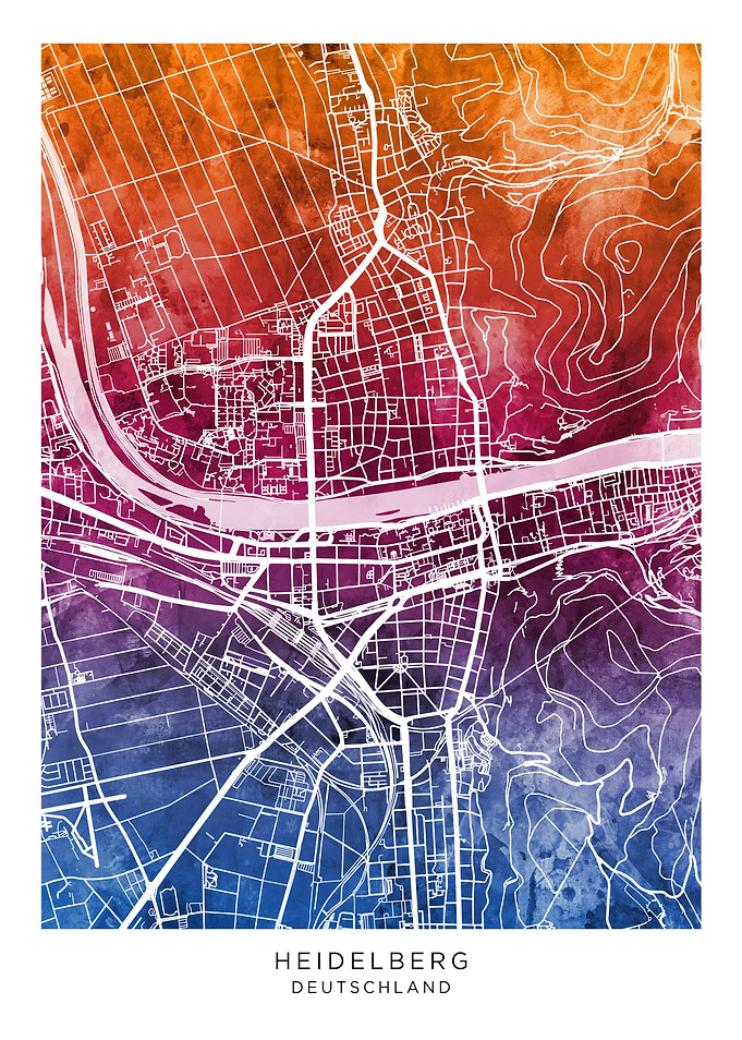 Heidelberg Germany Map