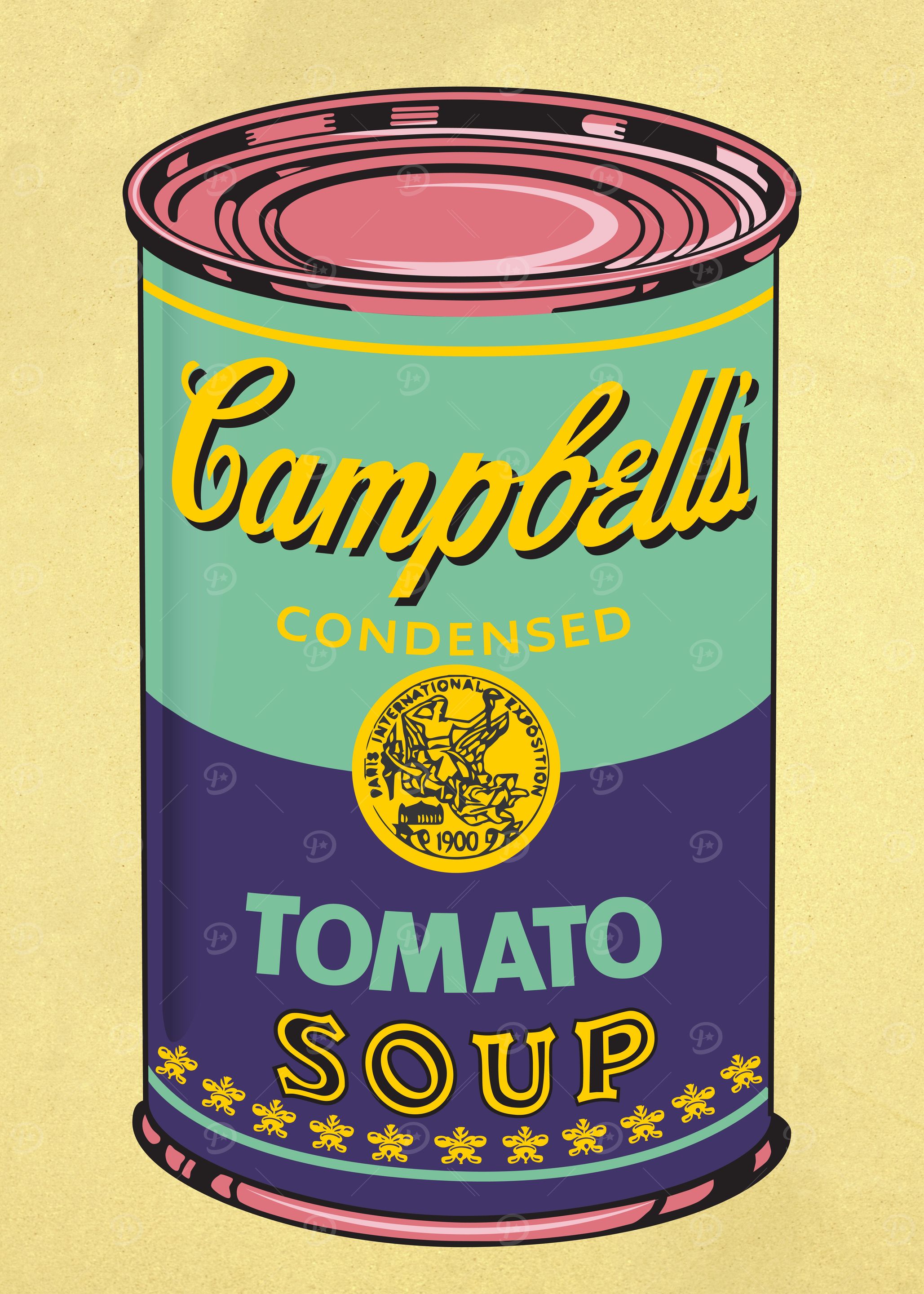 Campbells Soup Turquoise