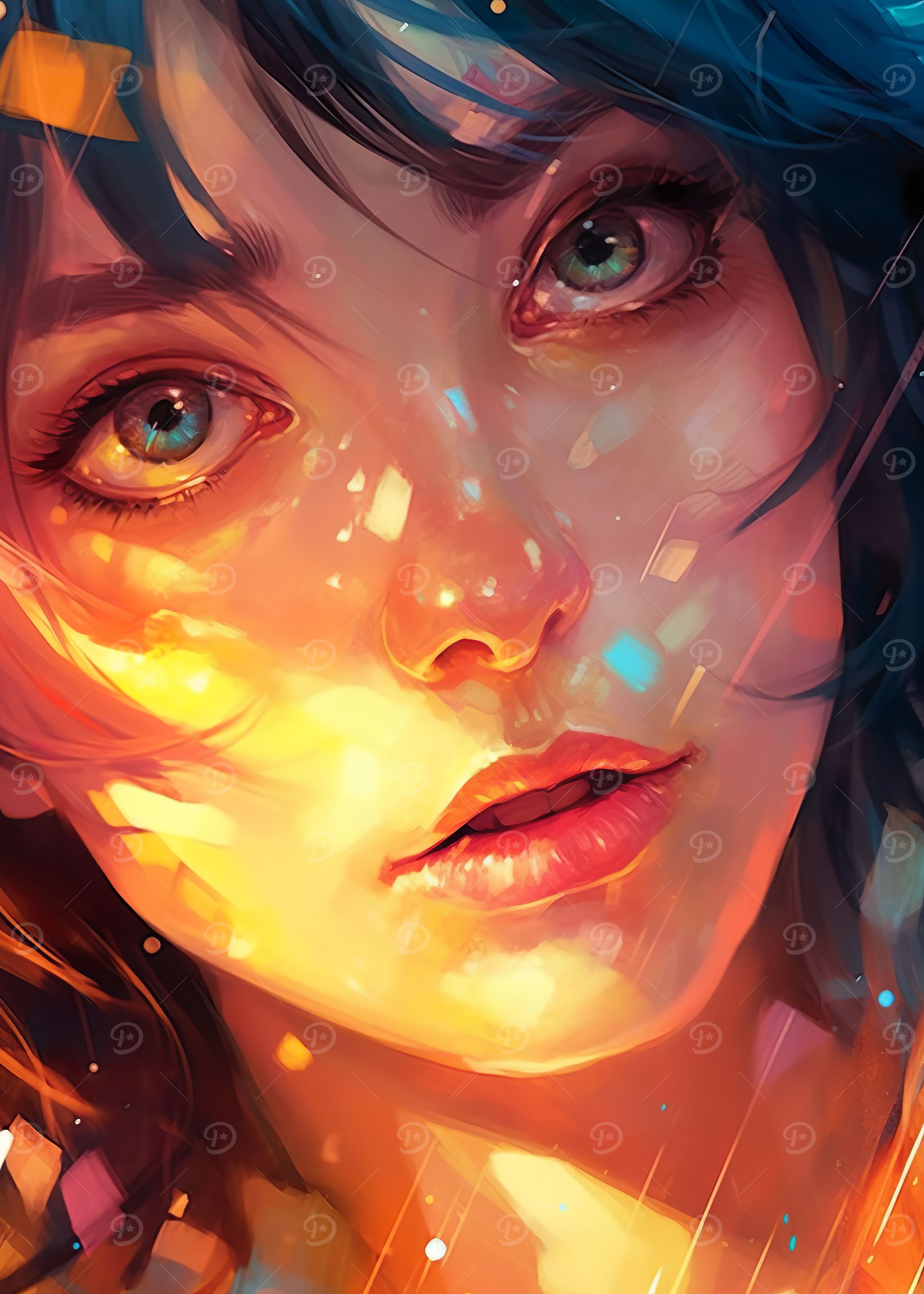 Dreaming Anime Face