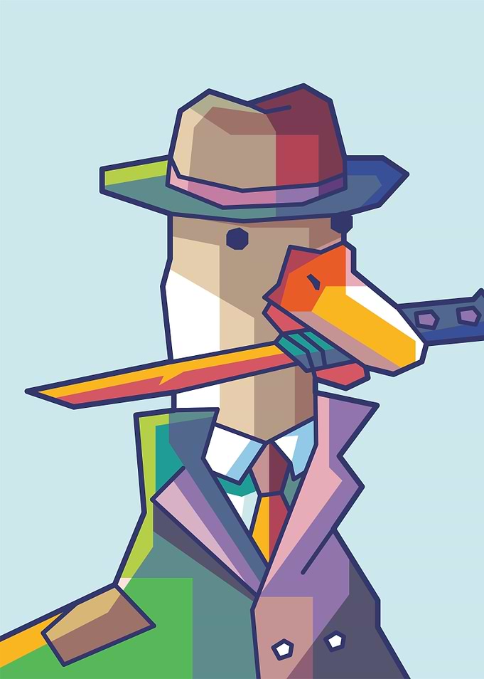 Duck Cool Popart