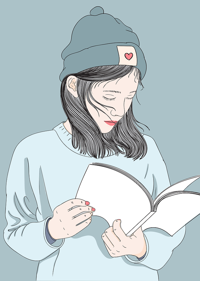 Woman Reading a Book