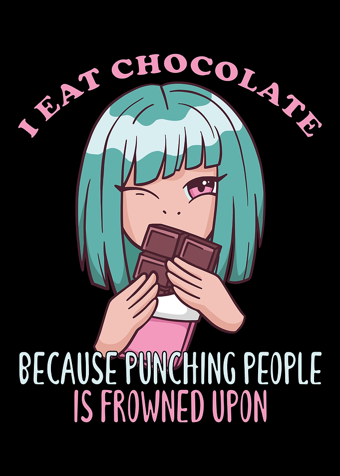I eat chocolate funny sayi