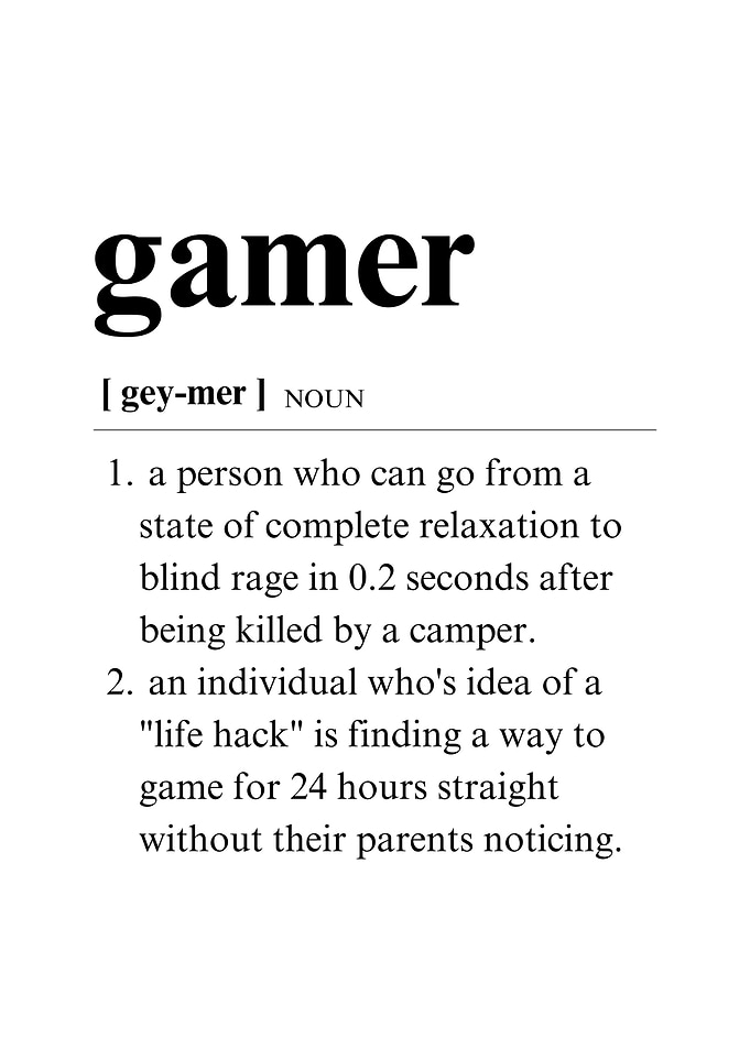 Funny Gaming Room Meaning