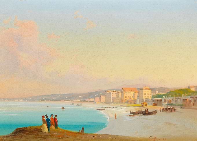 Ippolito Caffi Nice 1852