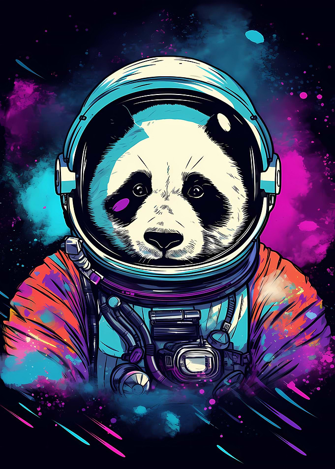 Panda Astronaut