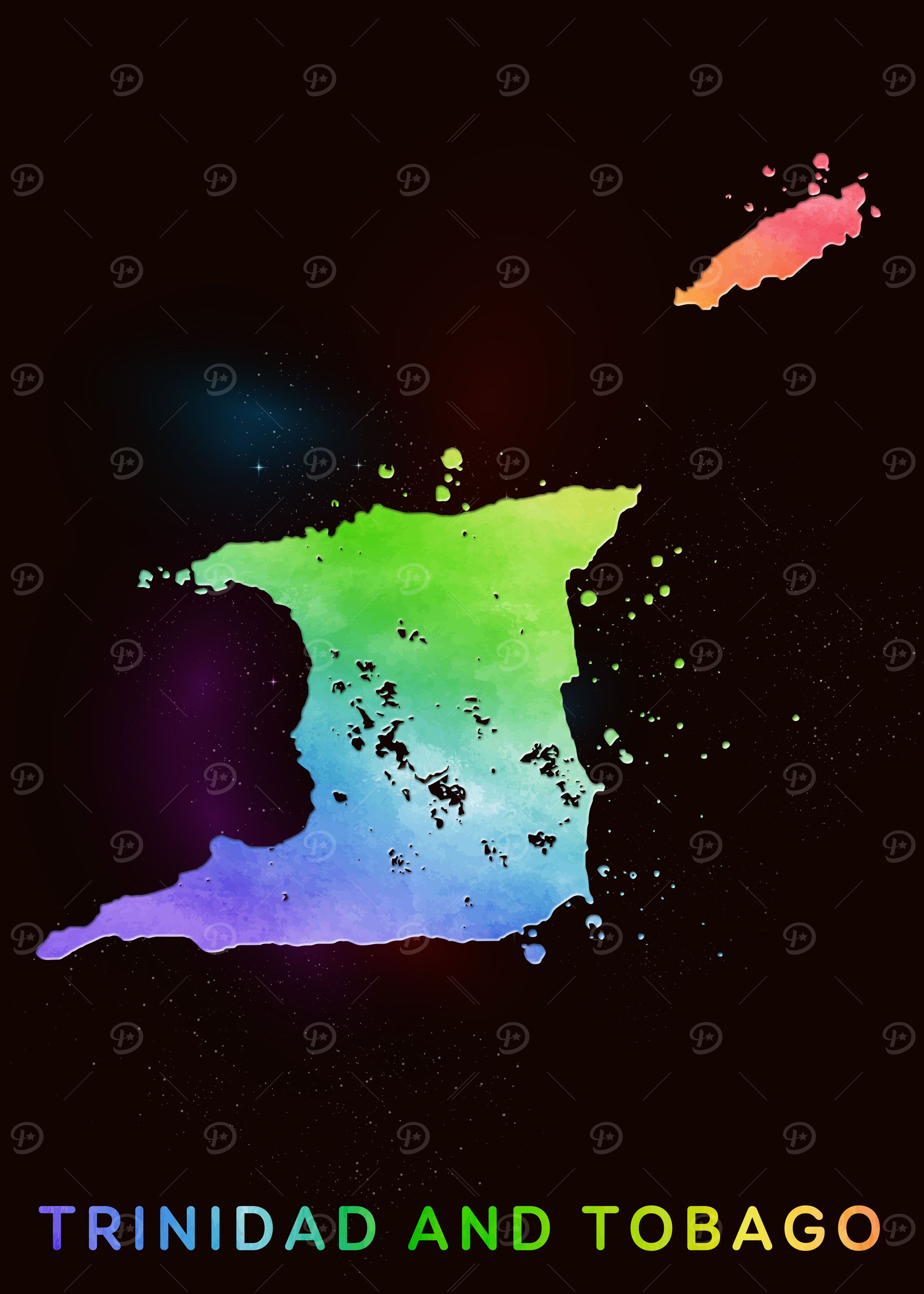 Trinidad and Tobago Map