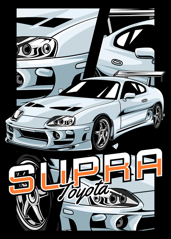 Speed Car Toyota Supra