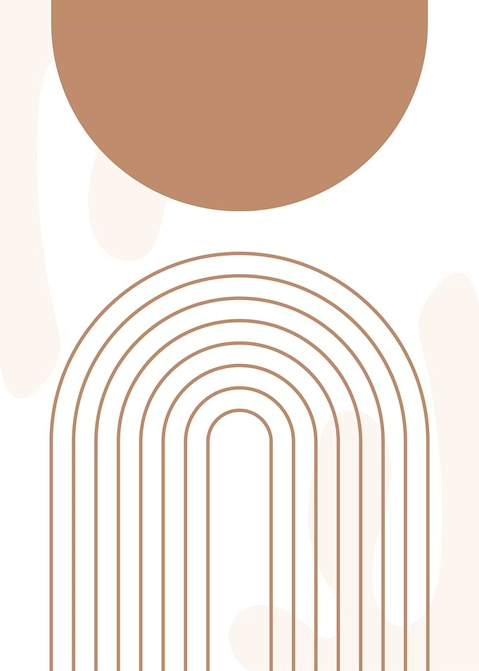 Minimal Terracotta Arch