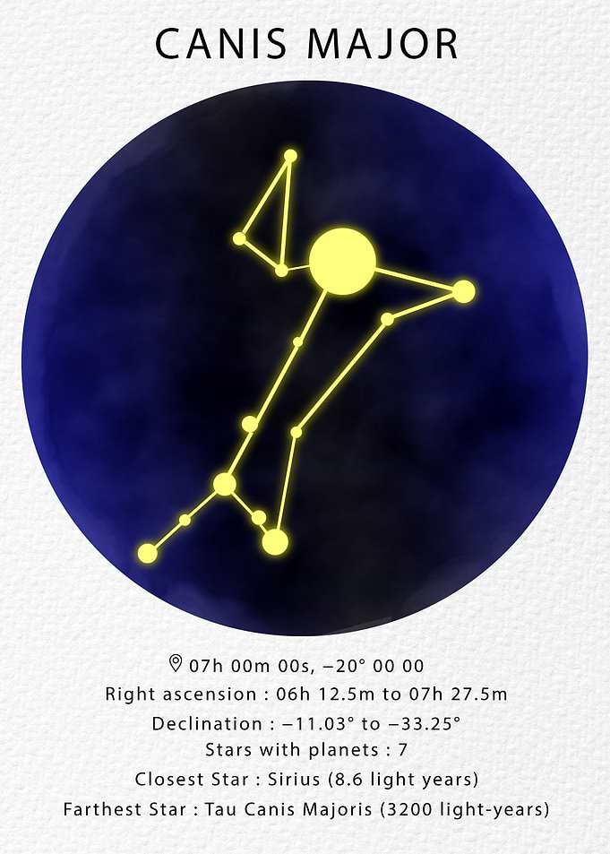 Canis Major Constellation