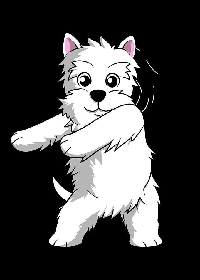 Westie Flossing