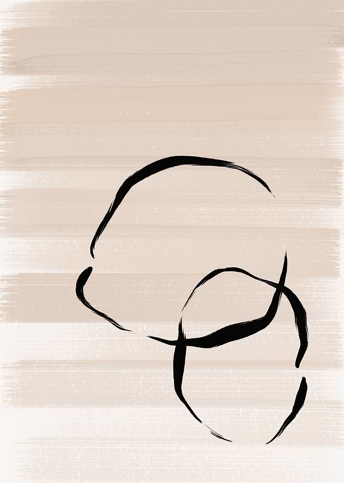 Abstract Black Circles