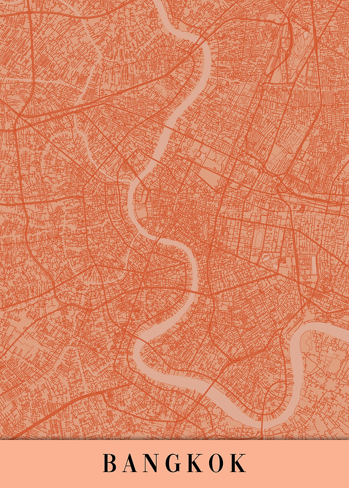 Bangkok Orange Map