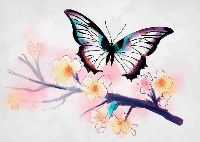 Watercolor Butterfly