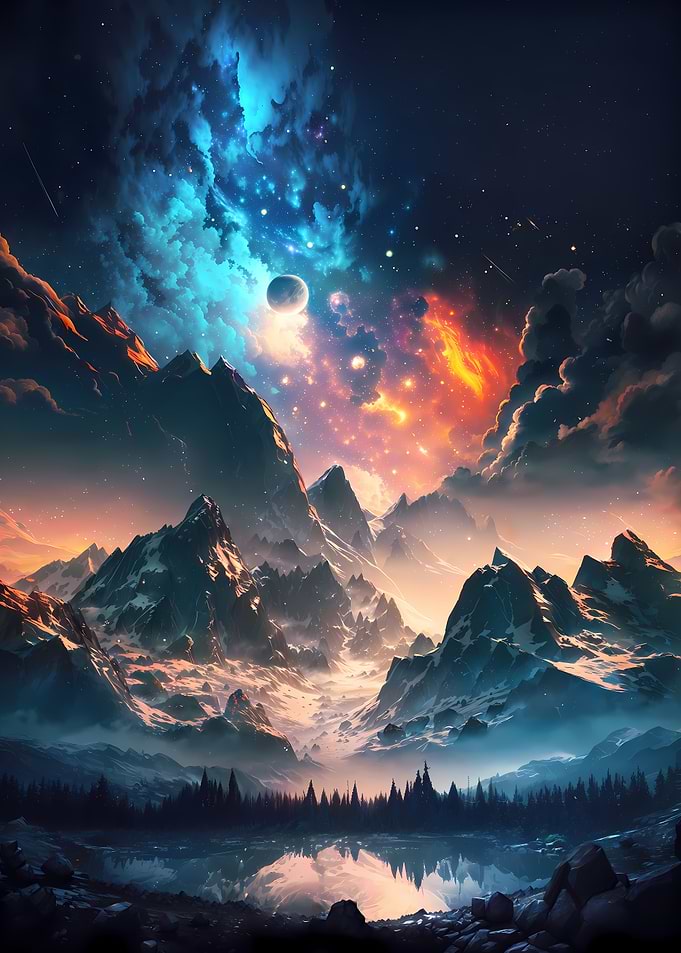 Sunset Over Cosmos