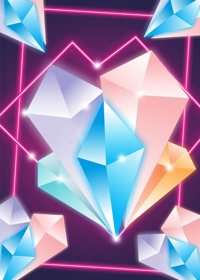 GEMSTONES HEART