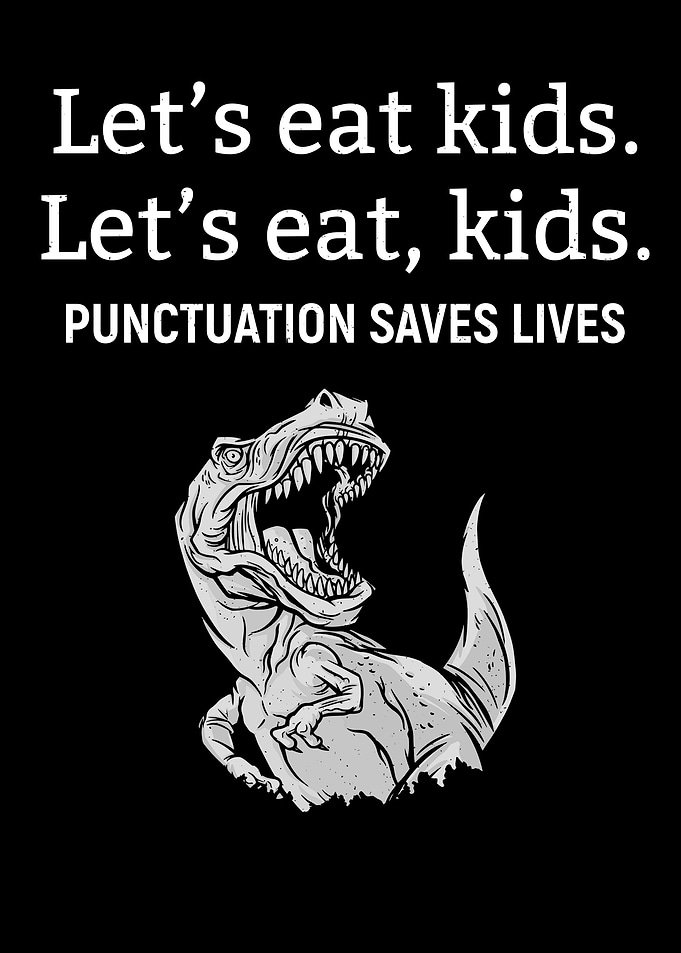 Punctuation saves lives