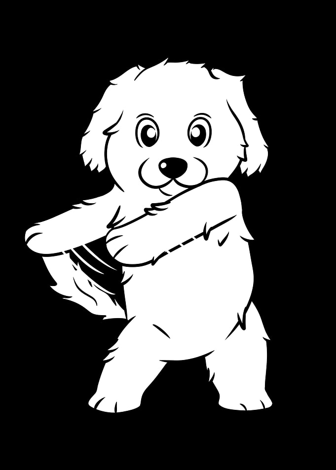Great Pyrenees Flossing
