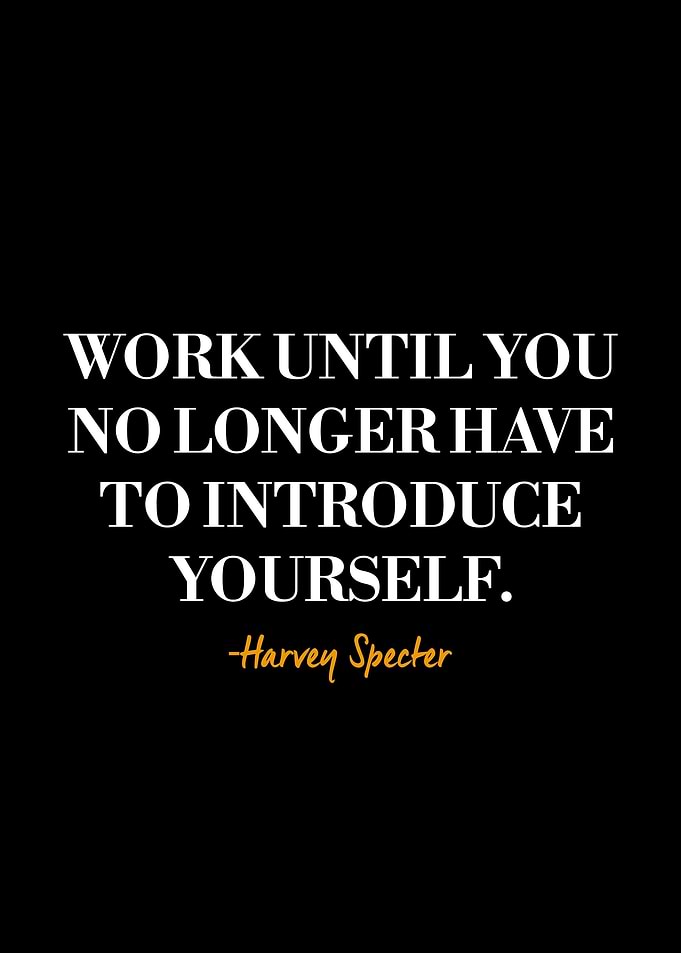Harvey Specter quotes