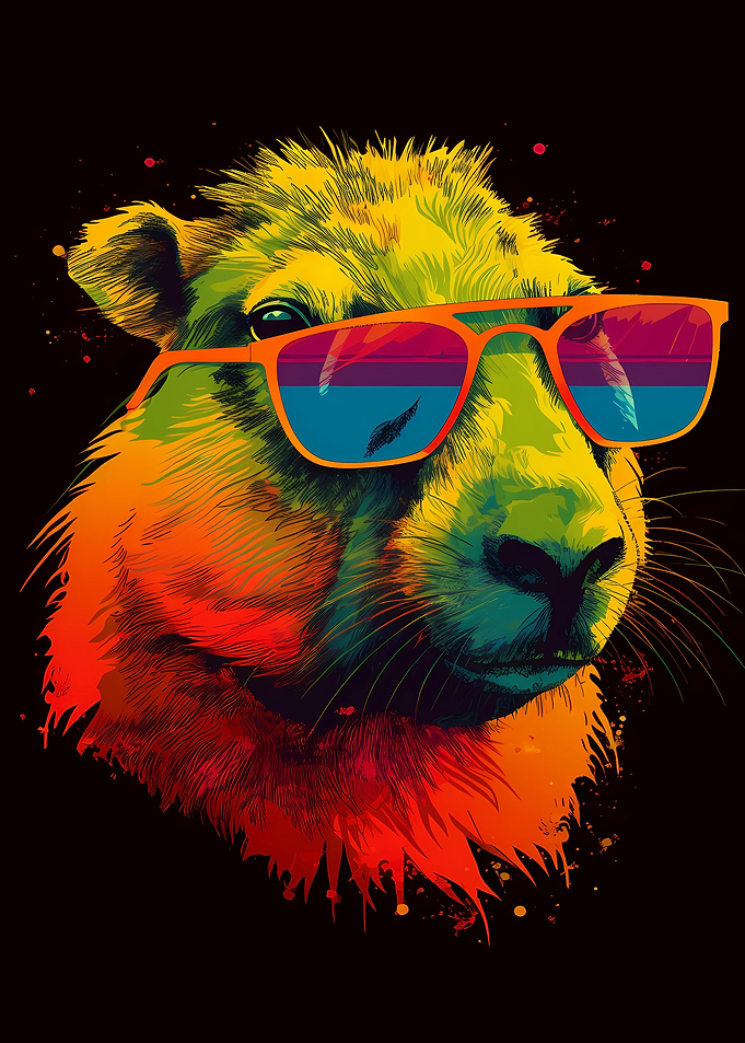 Capybara With Sunglasses