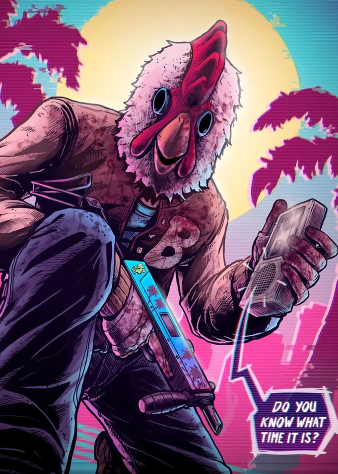 Hotline Miami 80s gaming