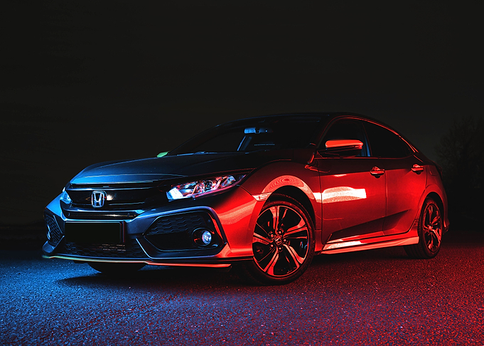 Honda Civic Si Car Neon